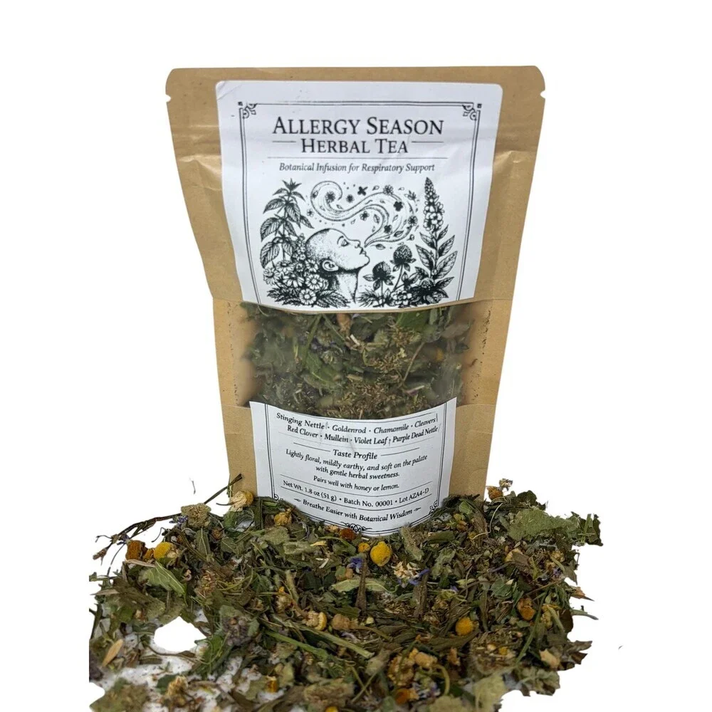 Allergy Season Herbal Tea | Nettle, Chamomile, Goldenrod Botanical